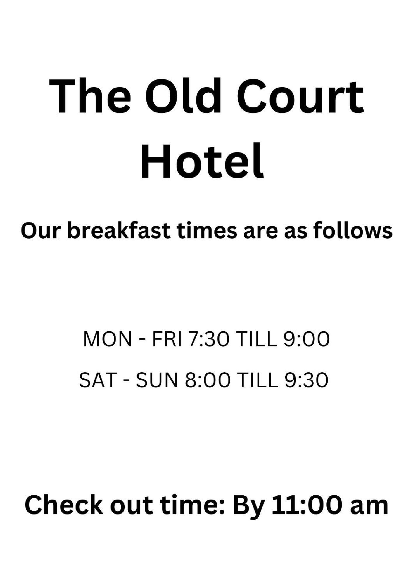 The Old Court Hotel Witney Kültér fotó